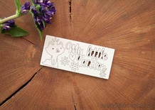 Чипборд "Мой маленький котенок, набор" от WOODchic, 4х9,3 см