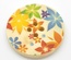 Деревянная пуговица Multicolor Flower Pattern  B15464, диаметр 3 см, 1 шт.