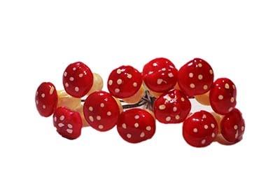 Грибочки от Scrapberry's - Красные, мини, 12 шт.