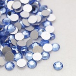 Стразы Light Sapphire, 4.6~4.8мм, цвет сапфир, 20 шт.