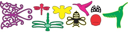 Лезвия Tiny Things with Wings от Cheery Lynn Designs, 8 шт.