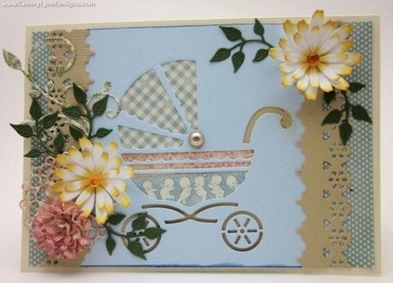 Лезвие от Cheery Lynn Designs - Baby Carriage - B303