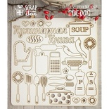 Чипборд ScrapBox - Кухонный набор средний