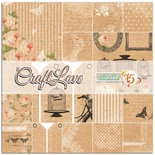 Набор скрапбумаги Studio75 - Craftlove, 30х30 см, двусторонняя
