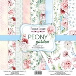 Набор скрапбумаги Peony garden 20x20 см, ТМ Фабрика Декора
