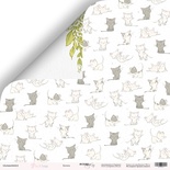 Лист двусторонней бумаги от Scrapmir - Котята из коллекции Pur Pur, 30x30 см