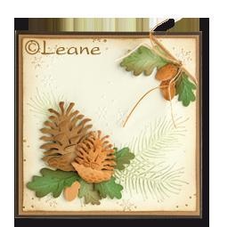 Лезвия от LeCreaDesign - Autumn leaves cut and embossing die