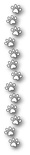Нож для вырубки от Poppystamps -  DIES - Cat Paw Border
