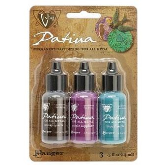 Патина Ranger - Vintaj Patina Kit - Gemstone Fair, 3 штуки