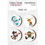 Набор скрапфишек Фабрика Декору из 4 шт FDSC 112