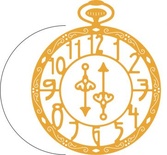 Лезвие Pocket Watch w/Angel Wing от Cheery Lynn Designs