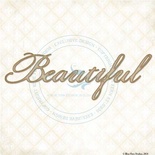 Чипборд Blue Fern Studios - Beautiful