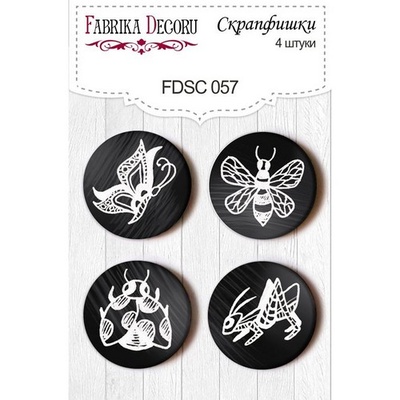 Набор скрапфишек Фабрика Декору из 4 шт FDSC057