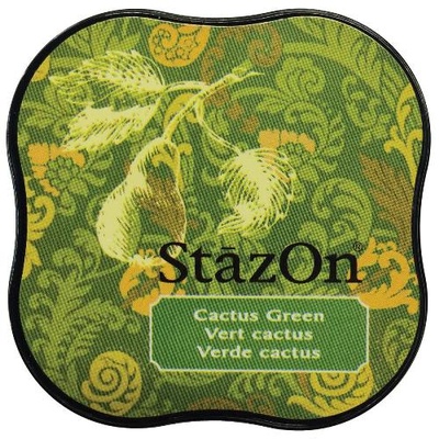 Чернила Tsukineko StazOn Midi Ink Pad - Cactus Green