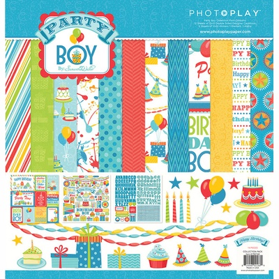 Набор бумаги от PhotoPlay - Party Boy, 30х30см