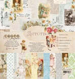 Набор бумаги "Детство" от Craft Paper, 30x30см