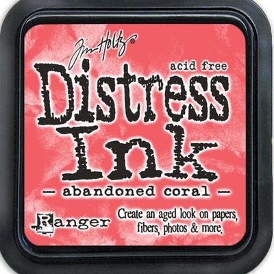 Штемпельная подушка Ranger Distress Ink Pad - February - Abandoned Coral