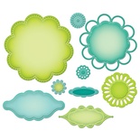 Набор лезвий Spellbinders - Blossom Tags and Accents