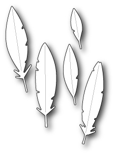 Нож для вырубки от Poppystamps - Drifting Feathers  