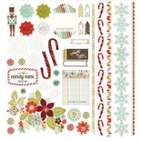 Наклейки Basic Grey - Aspen Frost - Element Stickers, 30х30 см