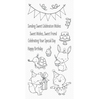Акриловый штамп My Favorite Things - SY Sending Sweet Celebration Wishes
