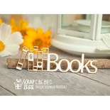 Чипборд ScrapBox - надпись Books Hi-191