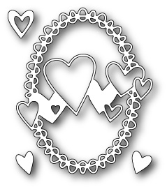 Нож для вырубки от Poppystamps - Heartland Oval Frame