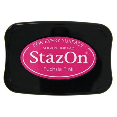 Перманентные чернила Tsukineko - StazOn Pads Fuchsia Pink
