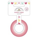Бумажный скотч Candy Hearts, длина 10 м, ширина 1,5 см