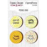 Набор скрапфишек Фабрика Декору из 4 шт FDSC 093
