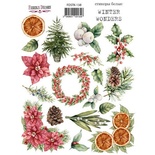 Набор наклеек (стикеров) 19 шт Winter wonders 138, ТМ Фабрика Декора