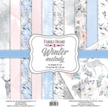 Набор скрапбумаги Winter melody 20x20см, ТМ Фабрика Декору