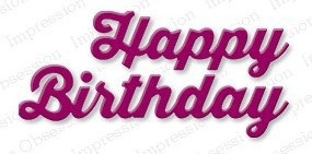 Ножи от Impression Obsession - Happy Birthday Word