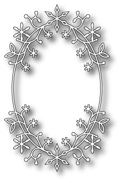 Нож для вырубки от Poppystamps - Winterflake Frame