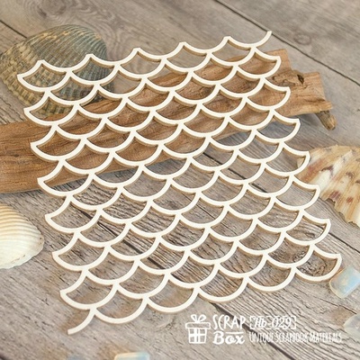 Чипборд ScrapBox - Фоновый вода Hb-029