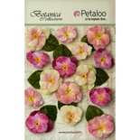 Набор объемных цветов (анютины глазки) Petaloo - Velvet Pansies x 15 - Mauve