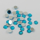 Акриловые стразы DeepSkyBlue, 5x1~2мм, цвет аквамарин, 20 шт.