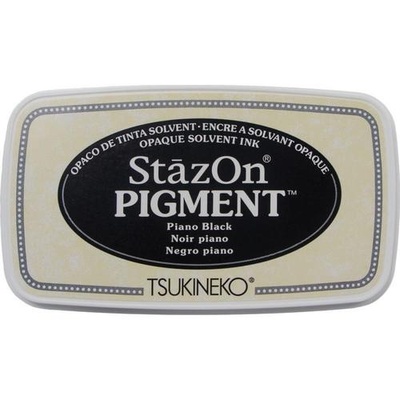 Пигментные чернила Tsukineko - StazOn Pigment Ink Pad - Piano Black