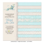 Набор скрапбумаги LemonCraft - Forget Me Not - Basic, 30.5х30.5 см, двусторонняя