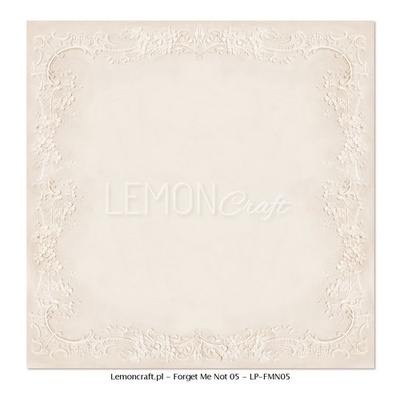 Лист двусторонней бумаги для скрапбукинга LemonCraft -  Forget Me Not 05
