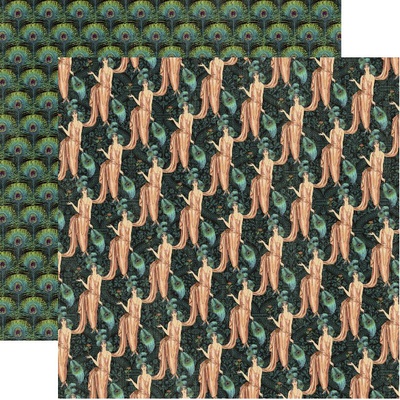 Лист скрапбумаги Graphic 45 Stunning, 30х30 см, двусторонняя