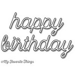 Лезвие My Favorite Things - Die-namics Happy Birthday