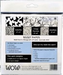 Набор бумаги от WOW с резист эффектом - Wow Resist Paper - Multi Pack, 15х15см, 6 листов