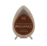 Чернила для штампинга Tsukineko - Brilliance Dew Drops Chocolate