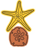 Лезвия Sand Dollar & Starfish от Cheery Lynn Designs, 2 шт.