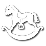 Лезвие Frantic Stamper - Precision Dies - Rocking Horse - Лошадка-качалка