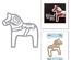 Нож для вырубки от Spellbinders - Dala Horse