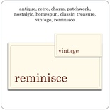 Флэш-карточки со словами "Antique One Word", размер: 5x10см, 10 шт.