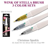 Набор Маркеров от Zig, Wink of Stella, Christmas, 3 шт.