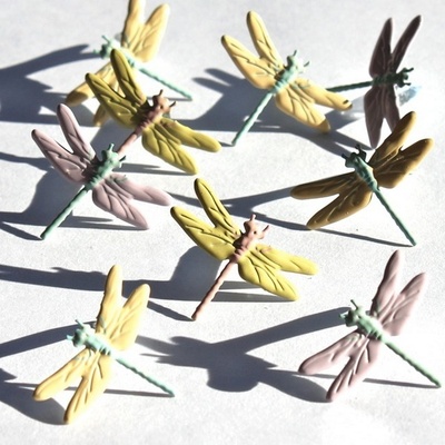 Набор брадсов Eyelet Outlet - Dragonfly Brads - Pastel, 12 шт